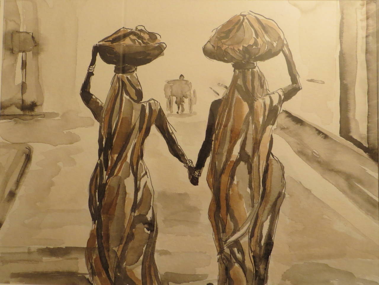 Naar de markt in Calcutta